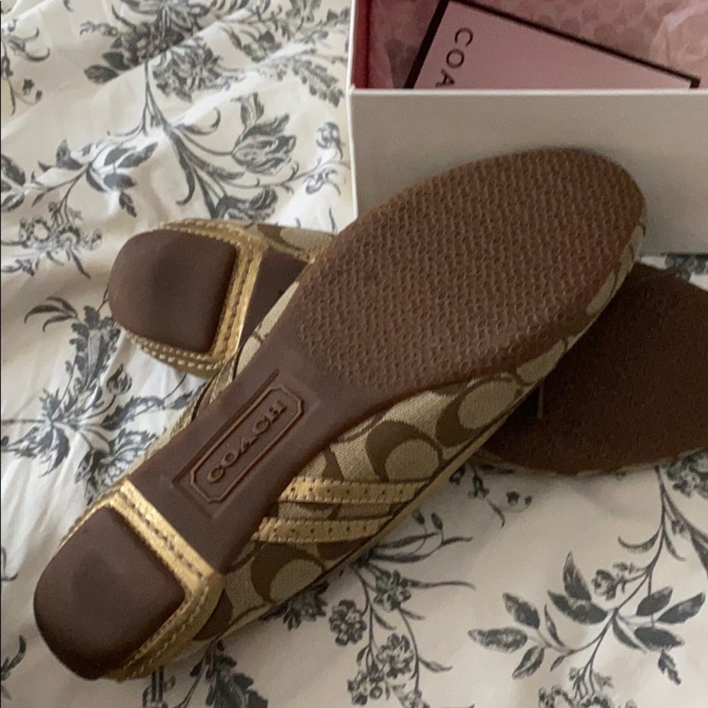 Coach ballet flats I wore these 1 time for 2 hours! - Picture 3 of 3